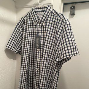 Mizzen & Main Short Sleeve Button Down Shirt XXL Classic